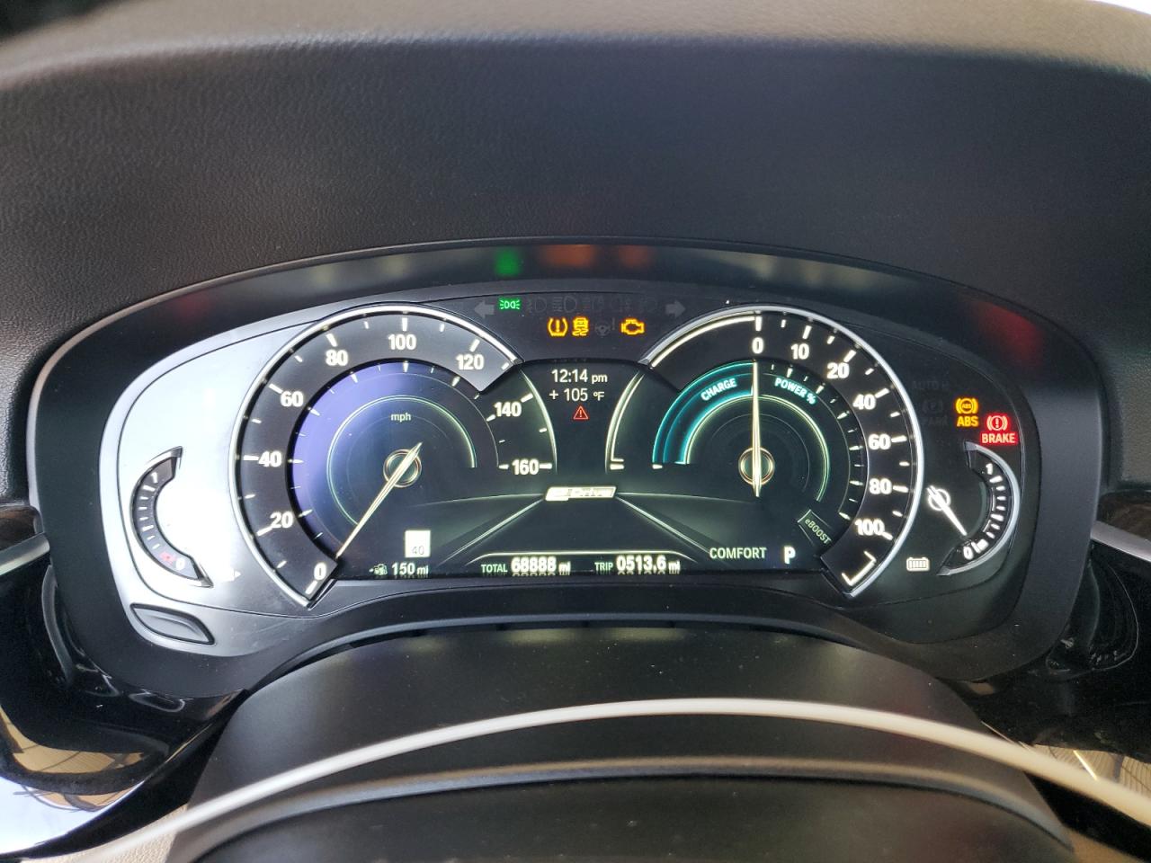 2019 BMW 530E VIN: WBAJA9C54KB388657 Lot: 64471905