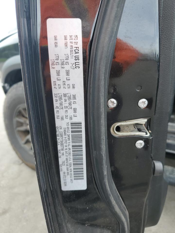 2017 Ram 1500 Rebel VIN: 1C6RR7YT9HS837700 Lot: 63780155