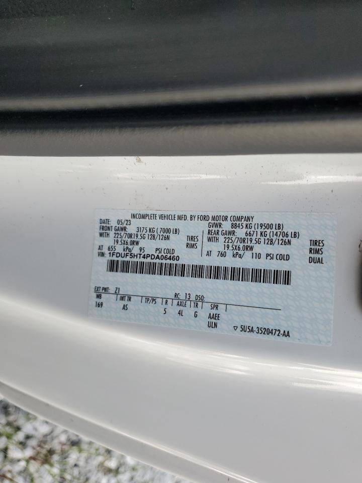 1fduf5ht4pda06460 1FDUF5HT4PDA06460 2023 Ford F550 Super Duty