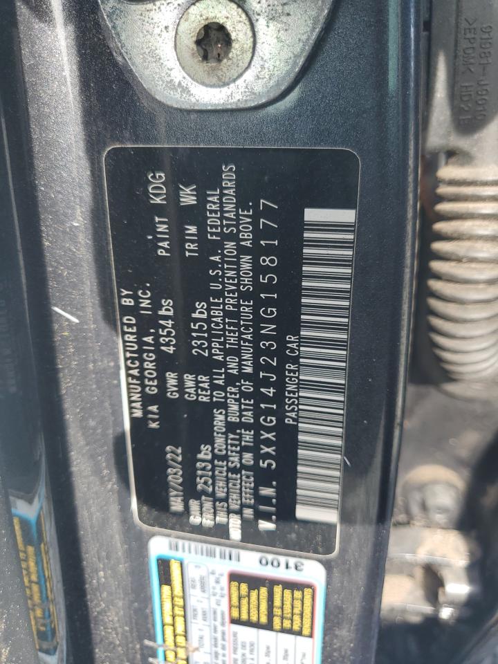 2022 Kia K5 Lxs VIN: 5XXG14J23NG158177 Lot: 63974975