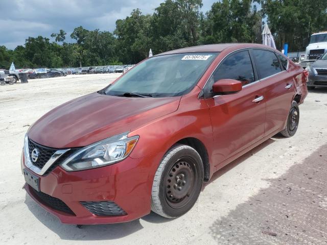  NISSAN SENTRA 2016 Красный