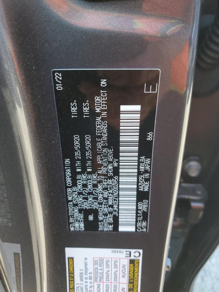 2022 Lexus Nx 350H VIN: JTJHKCEZ1N2003956 Lot: 63848105