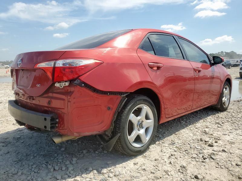  TOYOTA COROLLA 2014 Czerwony