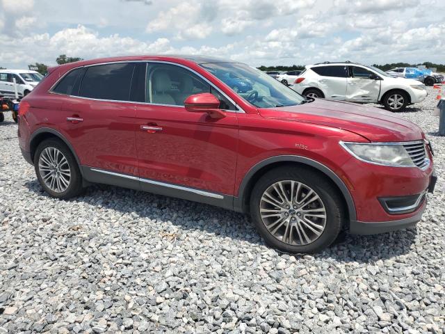  LINCOLN MKX 2016 Красный