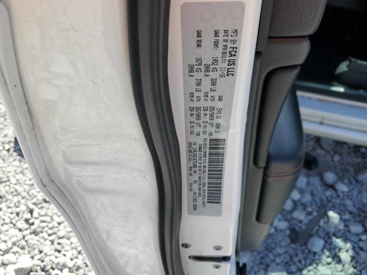 1c4rjfbg1hc721889 1C4RJFBG1HC721889 2017 Jeep Grand Cherokee Limited