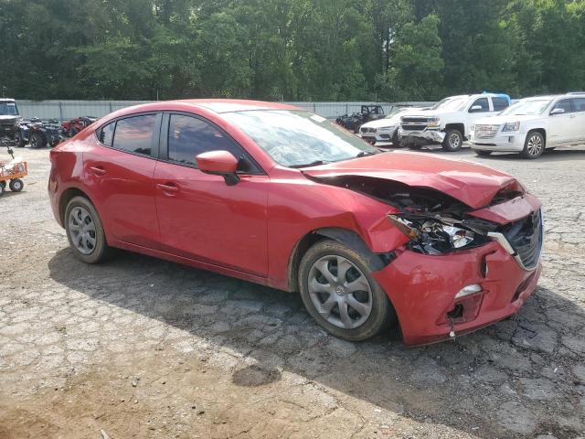 Sedans MAZDA 3 2014 Czerwony