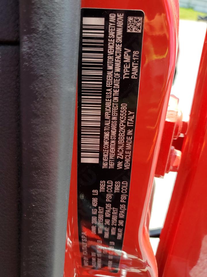 2019 Jeep Renegade Latitude VIN: ZACNJBBB2KPK55580 Lot: 64403945