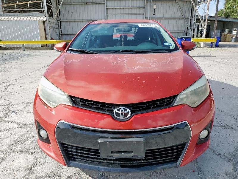  TOYOTA COROLLA 2015 Czerwony