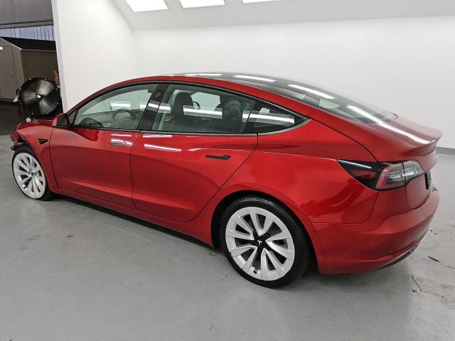  TESLA MODEL 3 2022 Czerwony