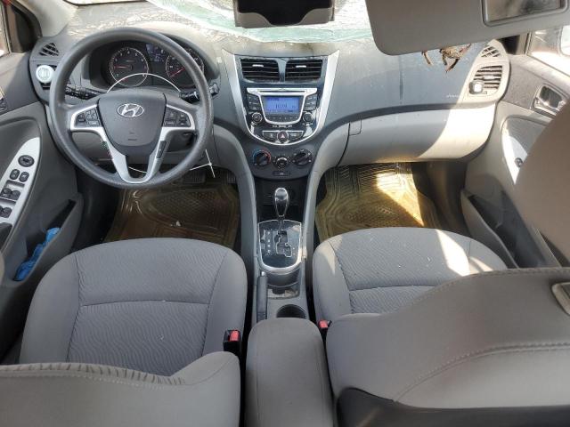  HYUNDAI ACCENT 2012 Czerwony