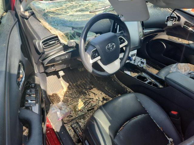  TOYOTA PRIUS 2019 Czerwony
