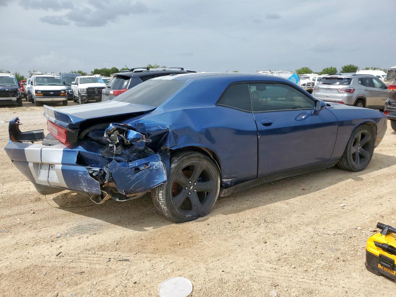 2012 Dodge Challenger Sxt blue coupe flexible 2C3CDYAGXCH285807 photo #4