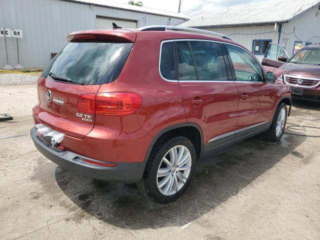  VOLKSWAGEN TIGUAN 2014 Czerwony
