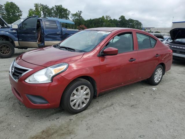  NISSAN VERSA 2017 Czerwony