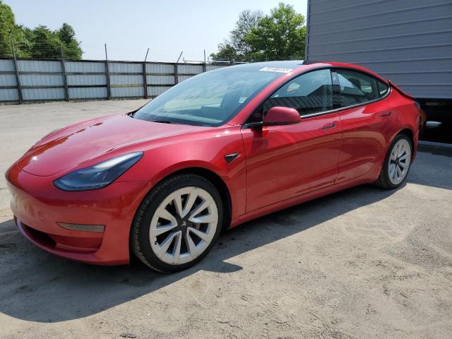  TESLA MODEL 3 2022 Czerwony