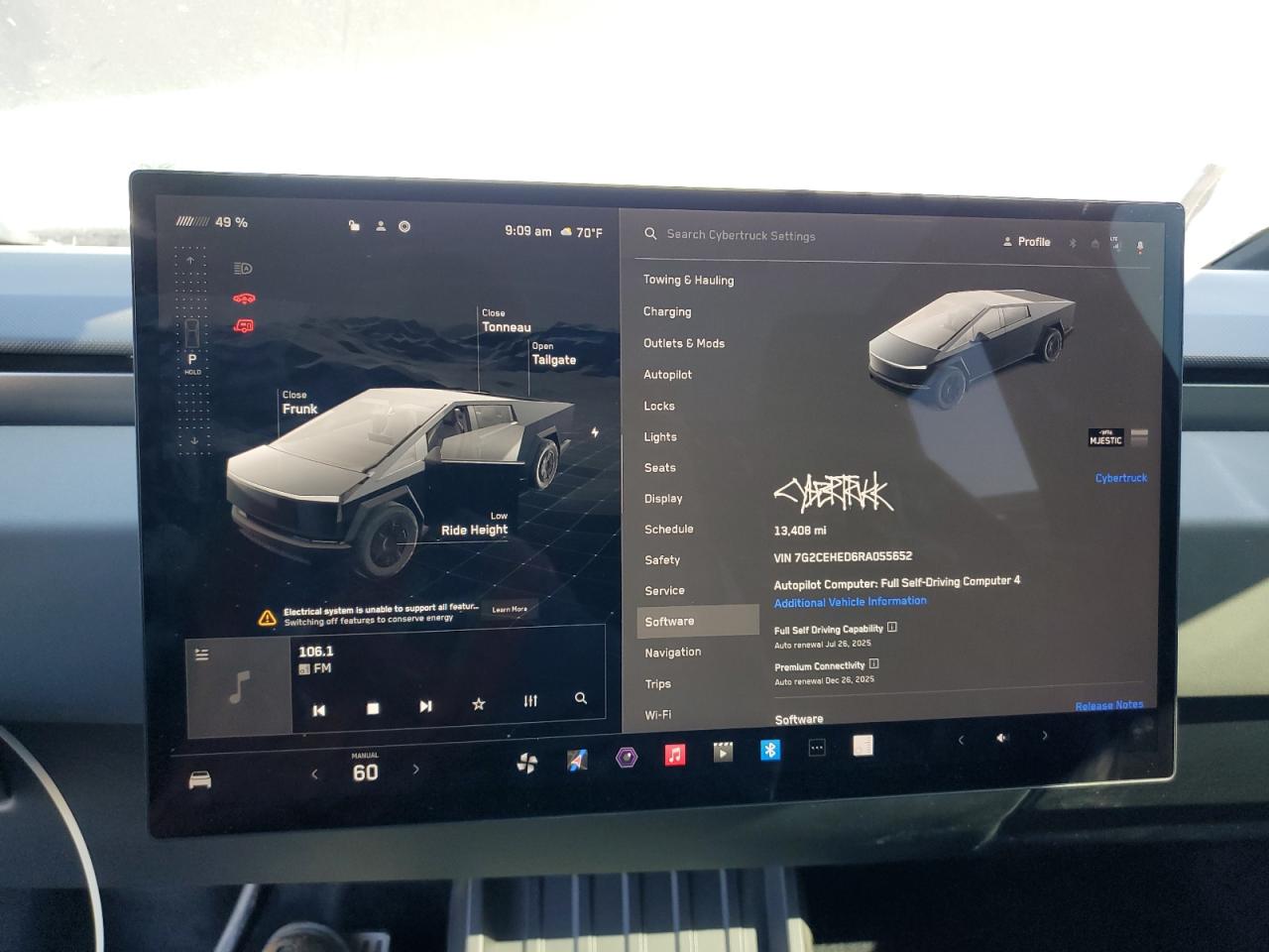 2024 Tesla Cybertruck VIN: 7G2CEHED9RA055841 Lot: 66363645