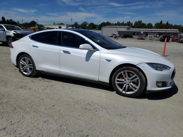 Hatchbacks TESLA MODEL S 2012 Biały
