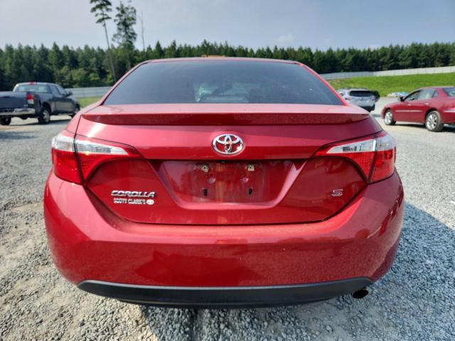  TOYOTA COROLLA 2015 Red