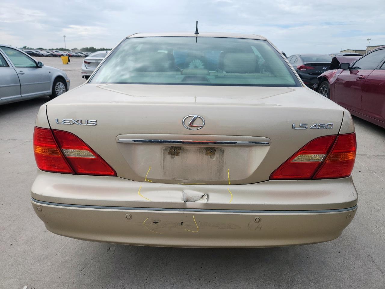 2003 Lexus Ls 430 VIN: JTHBN30F930116672 Lot: 63511895