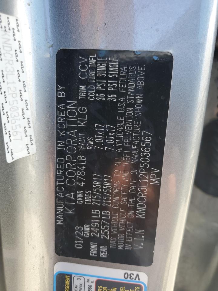 2023 Kia Niro Wind VIN: KNDCR3L12P5036567 Lot: 63820775