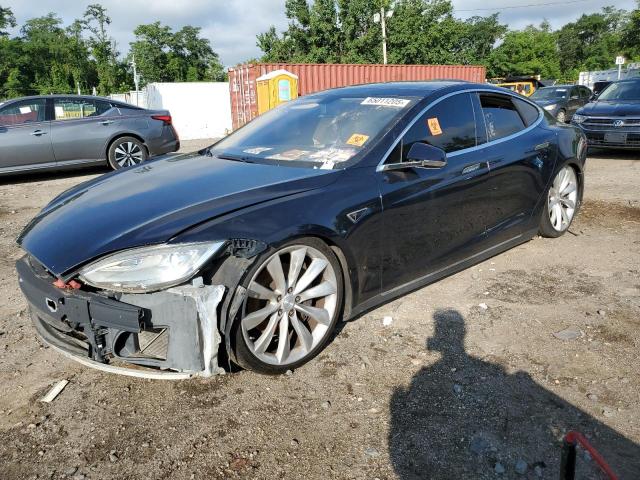 Hatchbacks TESLA MODEL S 2012 Granatowy