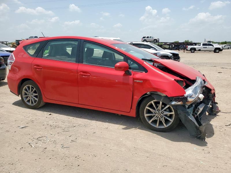  TOYOTA PRIUS 2016 Красный