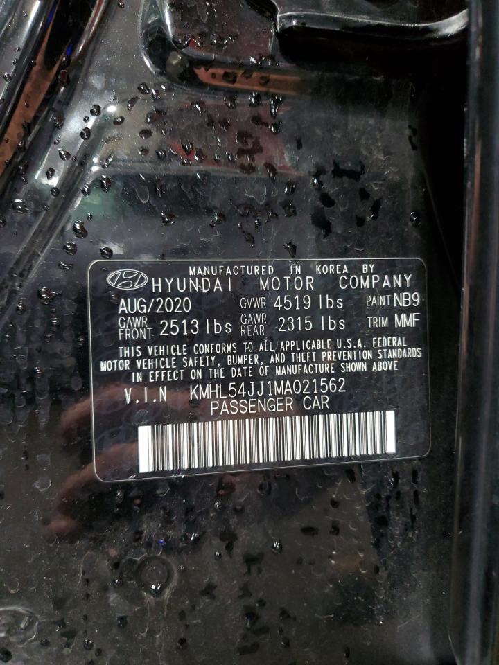 2021 Hyundai Sonata Hybrid VIN: KMHL54JJ1MA021562 Lot: 63799995