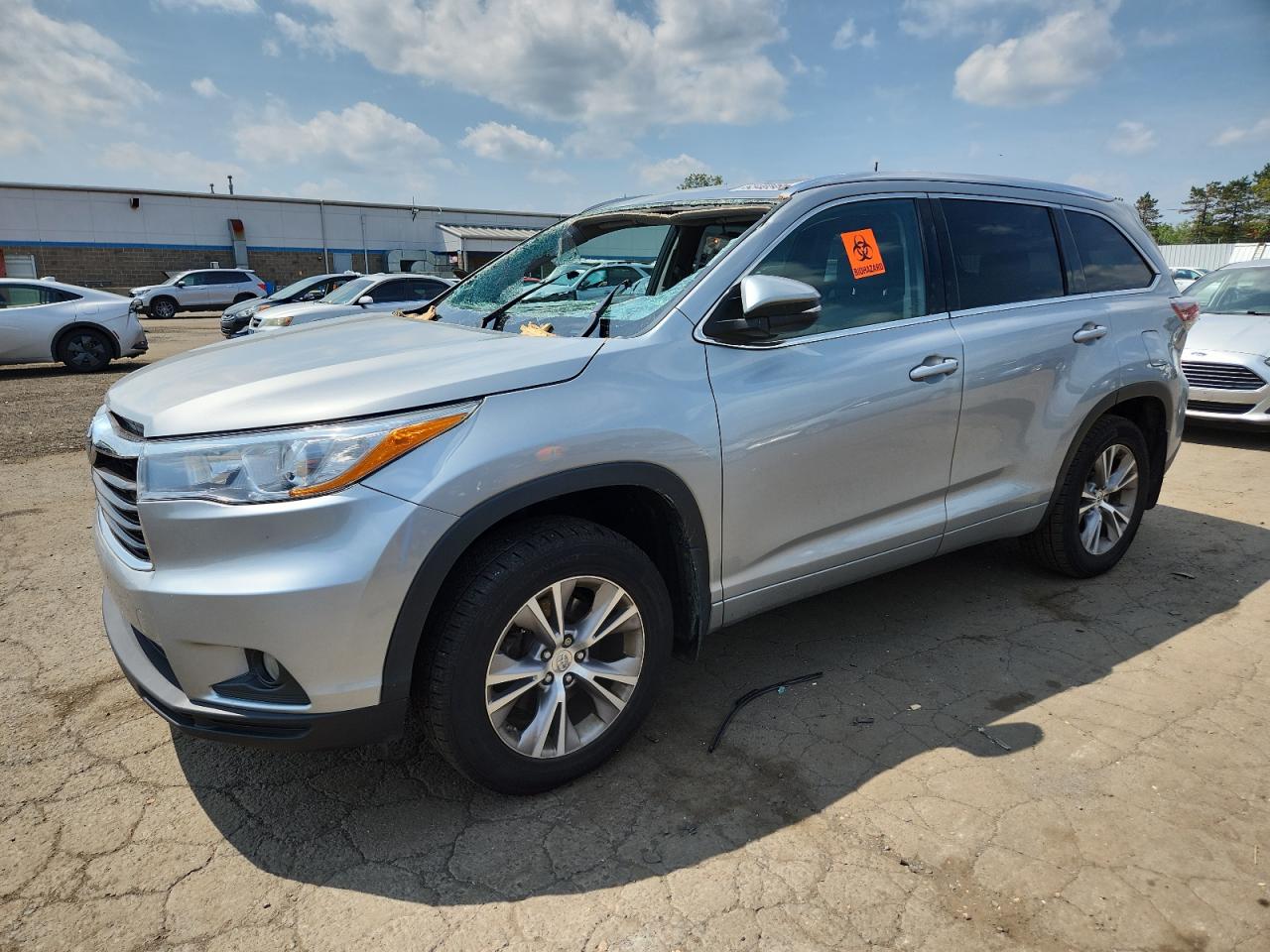 2015 Toyota Highlander Xle VIN: 5TDJKRFH0FS192252 Lot: 63409895