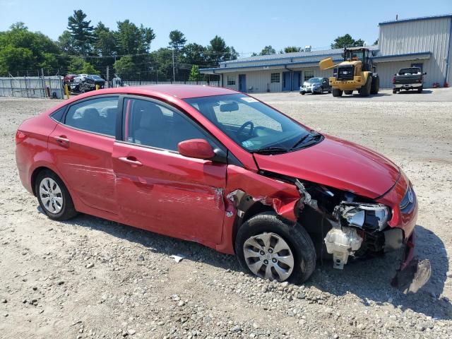  HYUNDAI ACCENT 2016 Red
