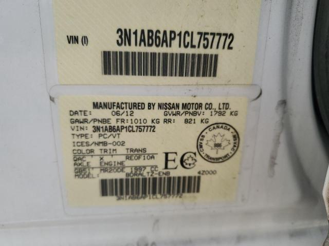2012 NISSAN SENTRA 2.0  