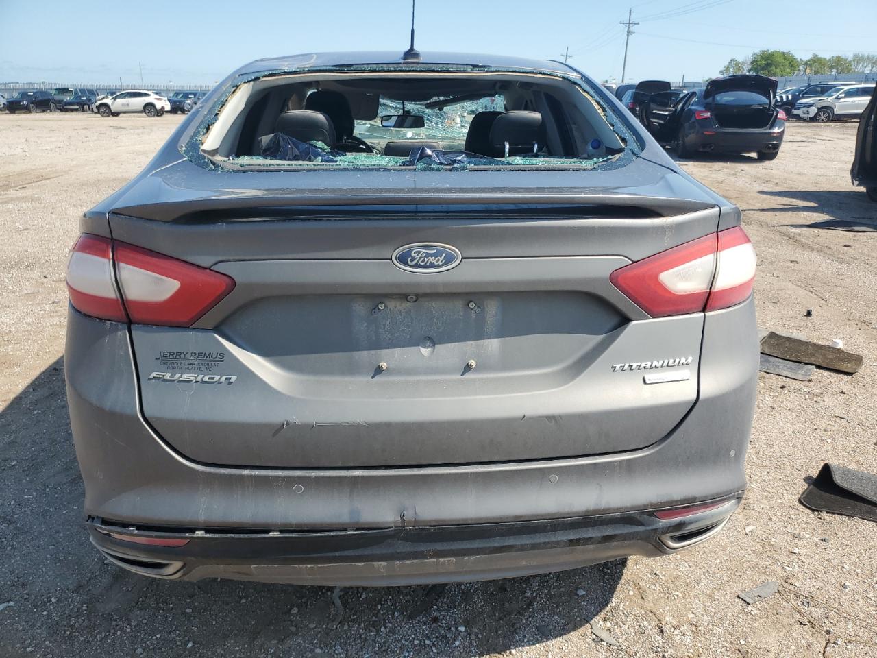 2013 Ford Fusion Titanium VIN: 3FA6P0K90DR343646 Lot: 64648655