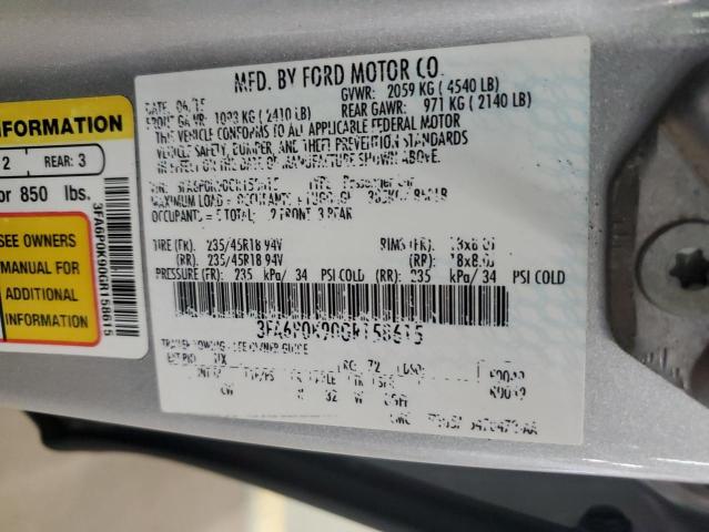 2016 FORD FUSION TITANIUM  