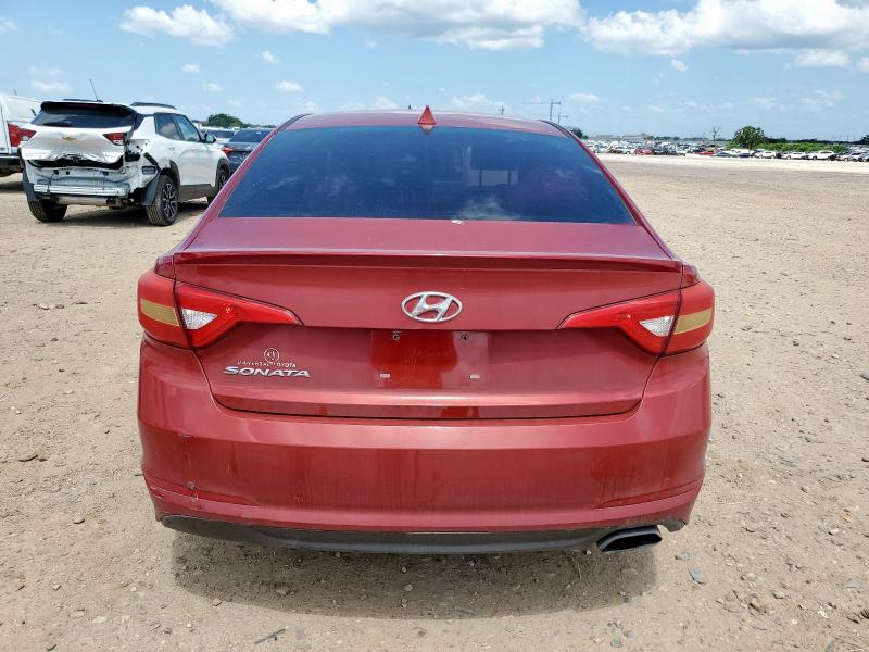  HYUNDAI SONATA 2017 Бордовый