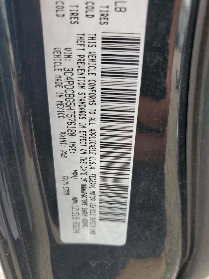 2017 Dodge Journey Sxt VIN: 3C4PDCBG5HT576180 Lot: 65262685