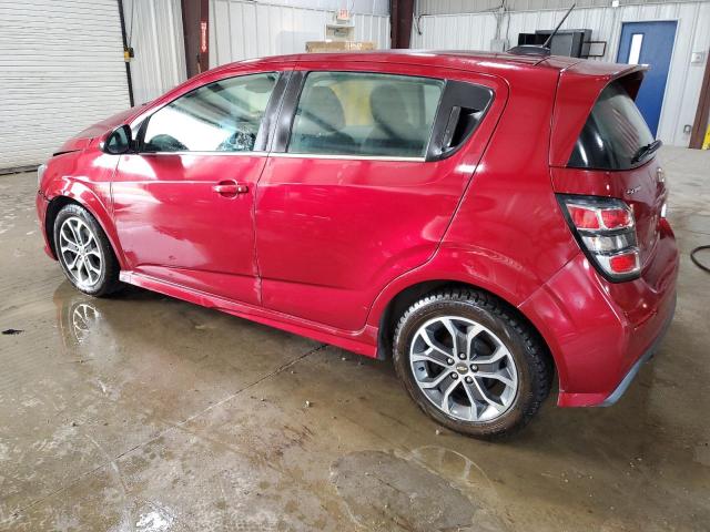  CHEVROLET SONIC 2017 Red