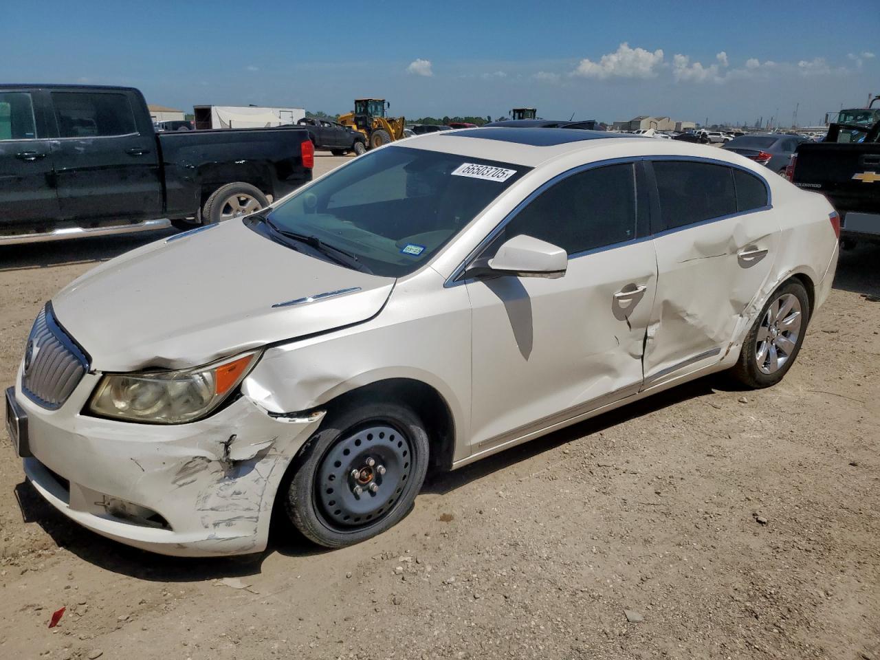 2012 Buick Lacrosse Premium white null gas 1G4GD5E33CF153679 photo #1