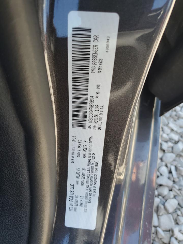 2015 Chrysler 200 Limited VIN: 1C3CCCAB4FN679924 Lot: 64507325