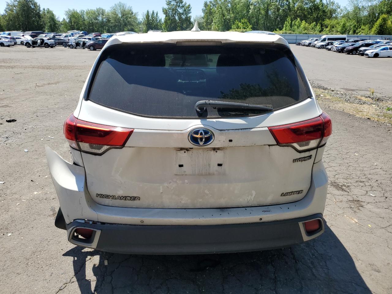 2017 Toyota Highlander Hybrid Limited VIN: 5TDDGRFH6HS025380 Lot: 63672595