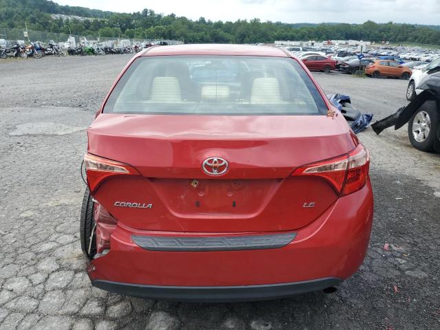  TOYOTA COROLLA 2017 Red