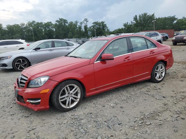 Sedans MERCEDES-BENZ C-CLASS 2014 Czerwony