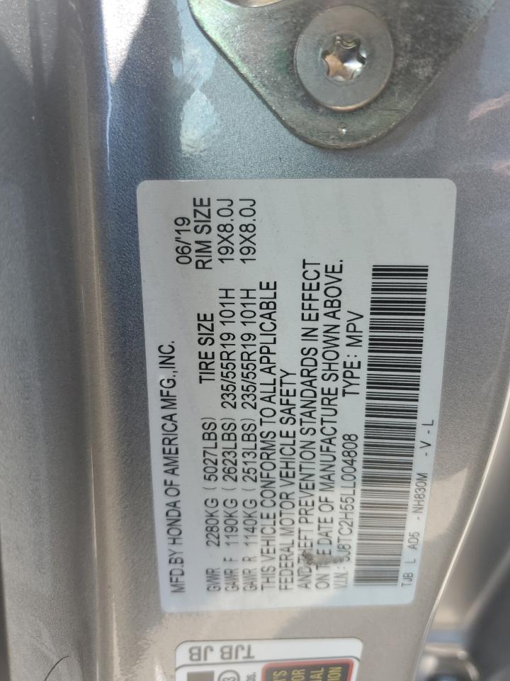 2020 Acura Rdx Technology VIN: 5J8TC2H55LL004808 Lot: 62646885