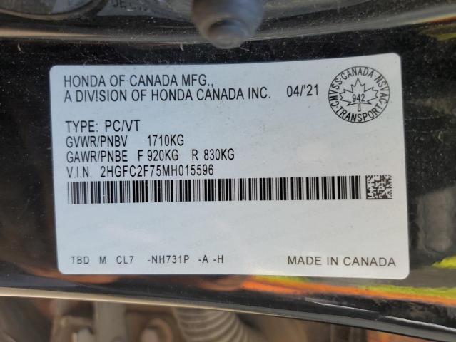 2021 HONDA CIVIC EX  