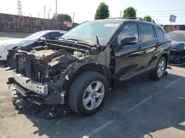  TOYOTA HIGHLANDER 2022 Czarny