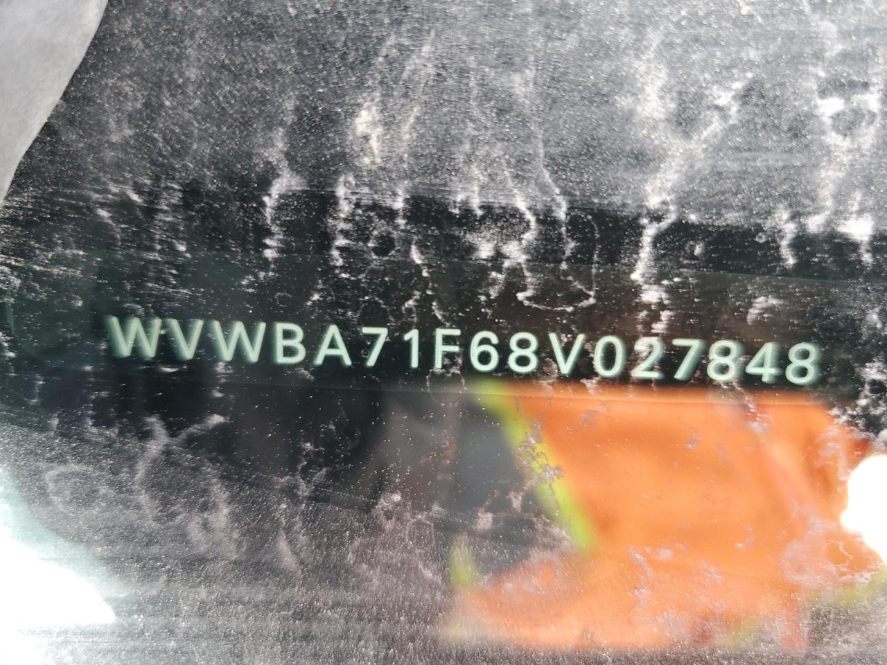 wvwba71f68v027848 WVWBA71F68V027848 2008 Volkswagen Eos Turbo
