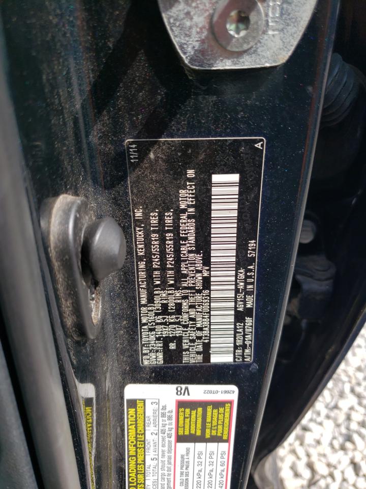 2015 Toyota Venza Le VIN: 4T3BA3BB4FU069316 Lot: 65186615