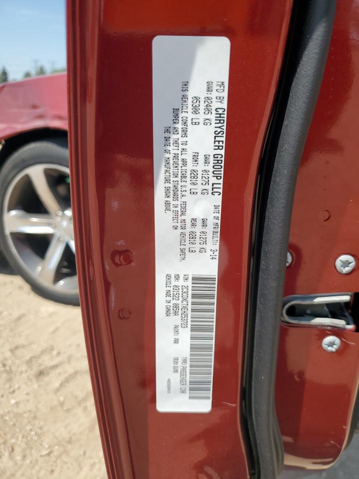 2014 Dodge Charger R/T VIN: 2C3CDXCTXEH253723 Lot: 65219465