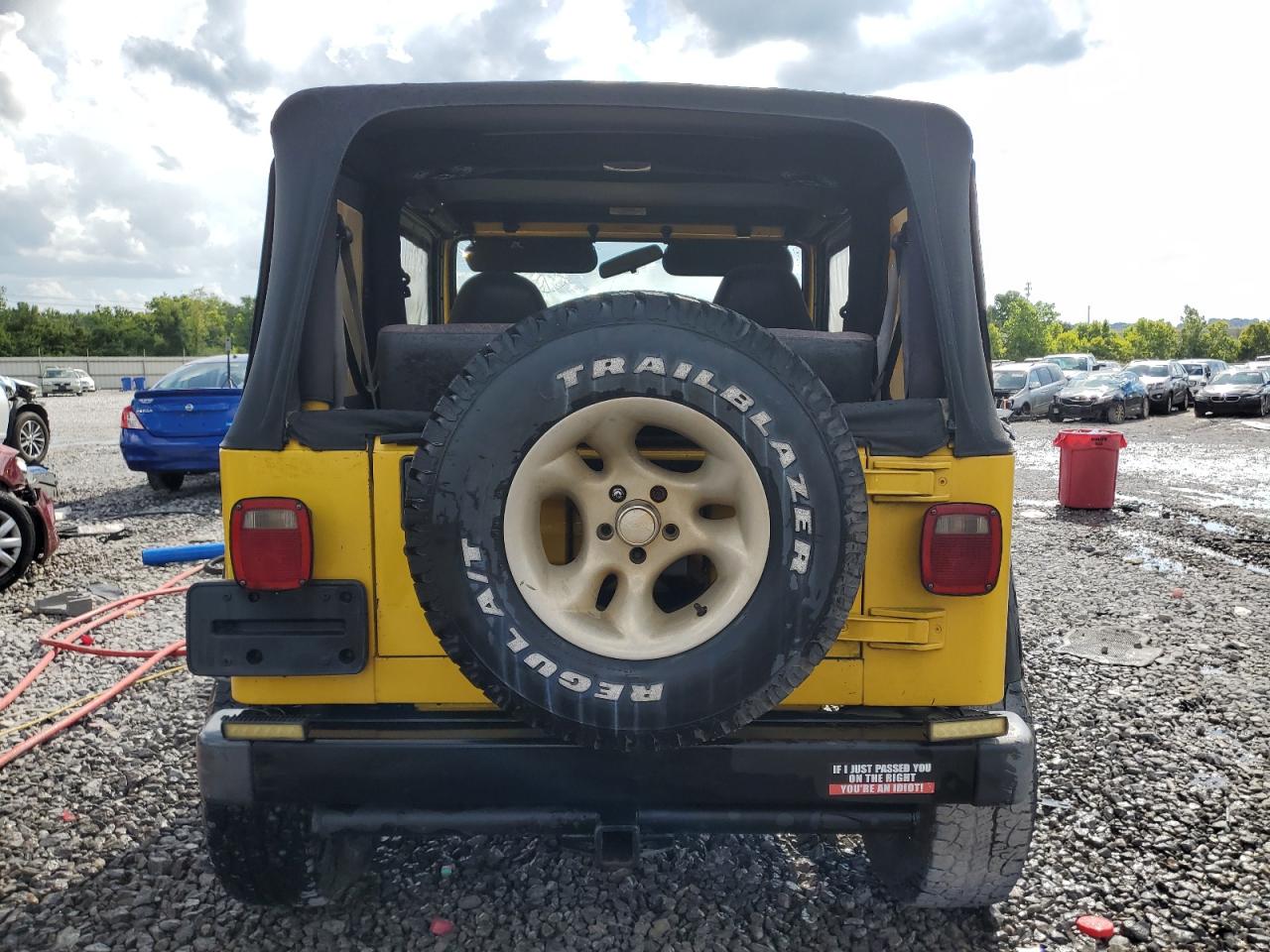 2001 Jeep Wrangler / Tj Sport VIN: 1J4FA49S31P309323 Lot: 64119755