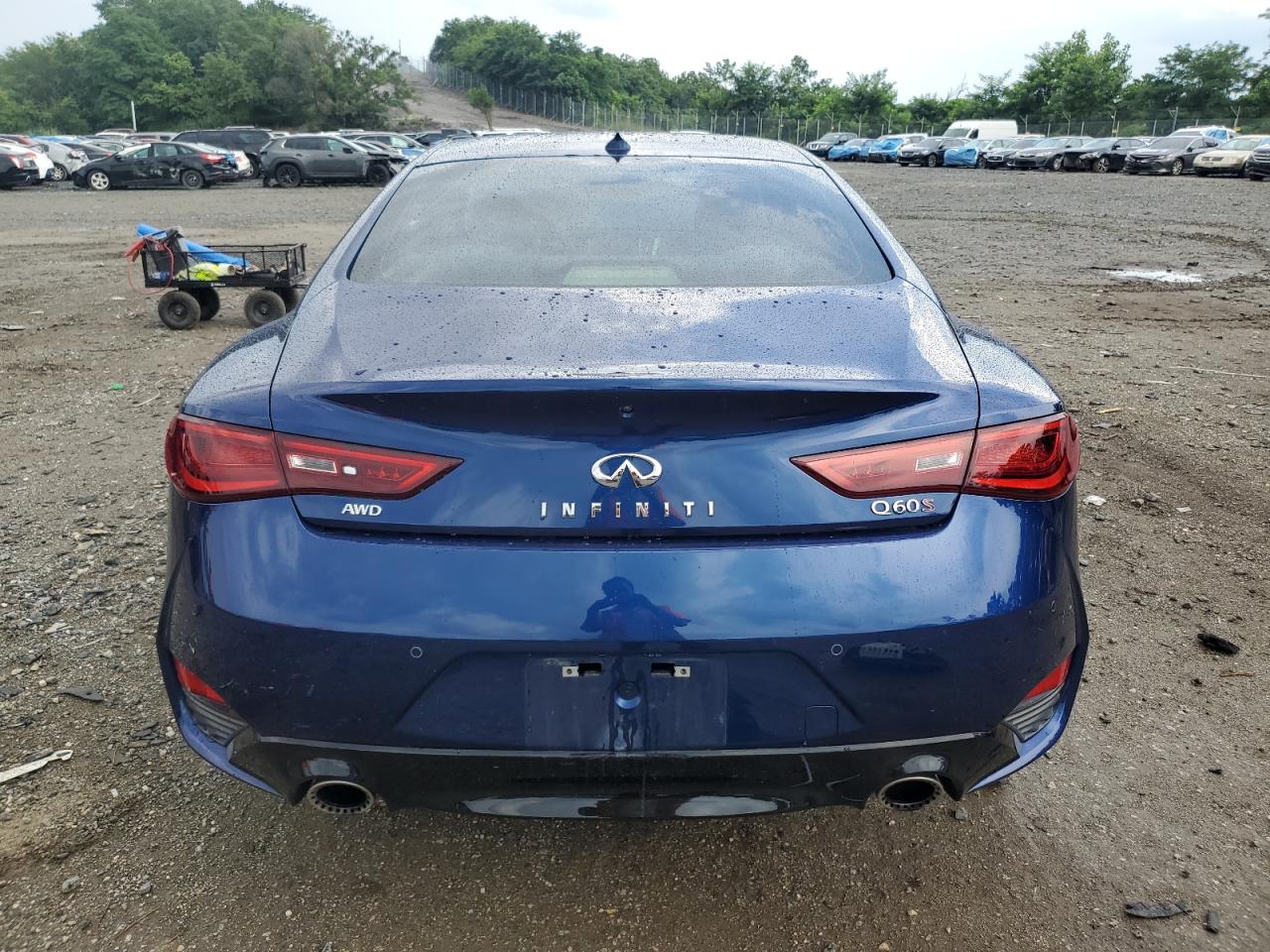 2019 Infiniti Q60 Red Sport 400 VIN: JN1FV7EL0KM441004 Lot: 64215285