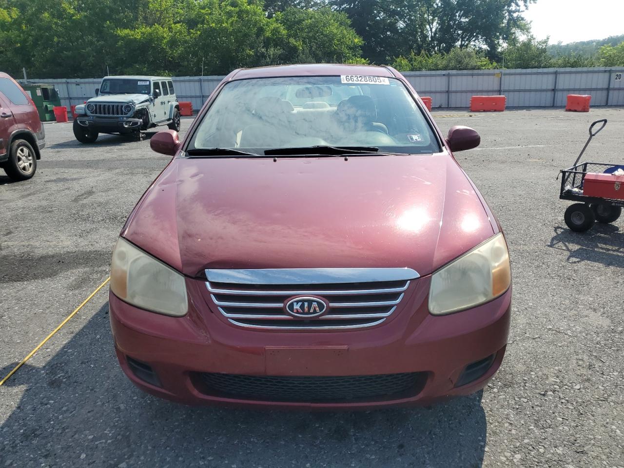 2007 Kia Spectra Ex VIN: KNAFE121275421266 Lot: 66328805