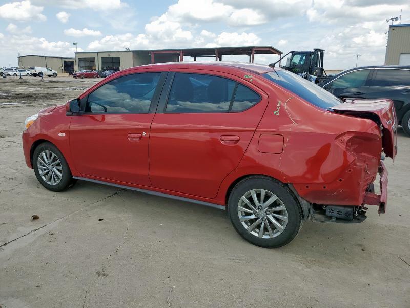  MITSUBISHI MIRAGE 2019 Czerwony